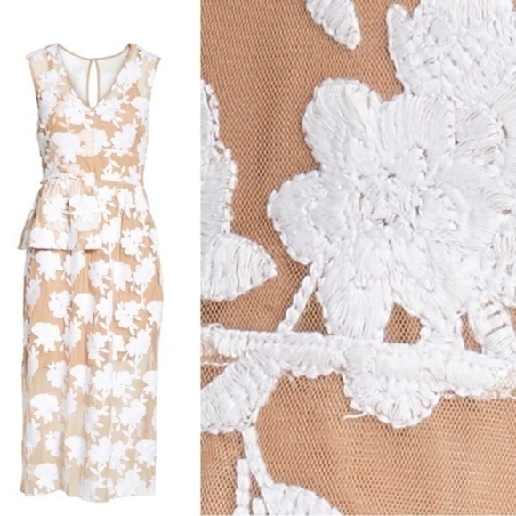 Tracy Reese Half Peplum Floral Dress - Picture 7 of 7